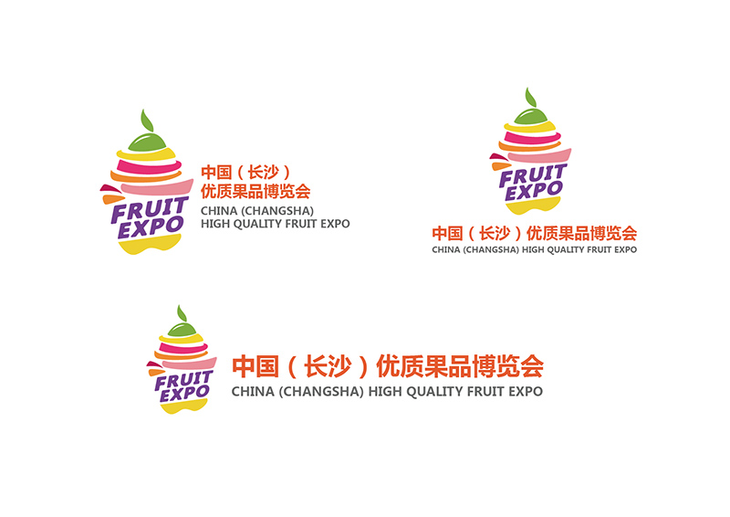 優質果品博覽會標志組合設計