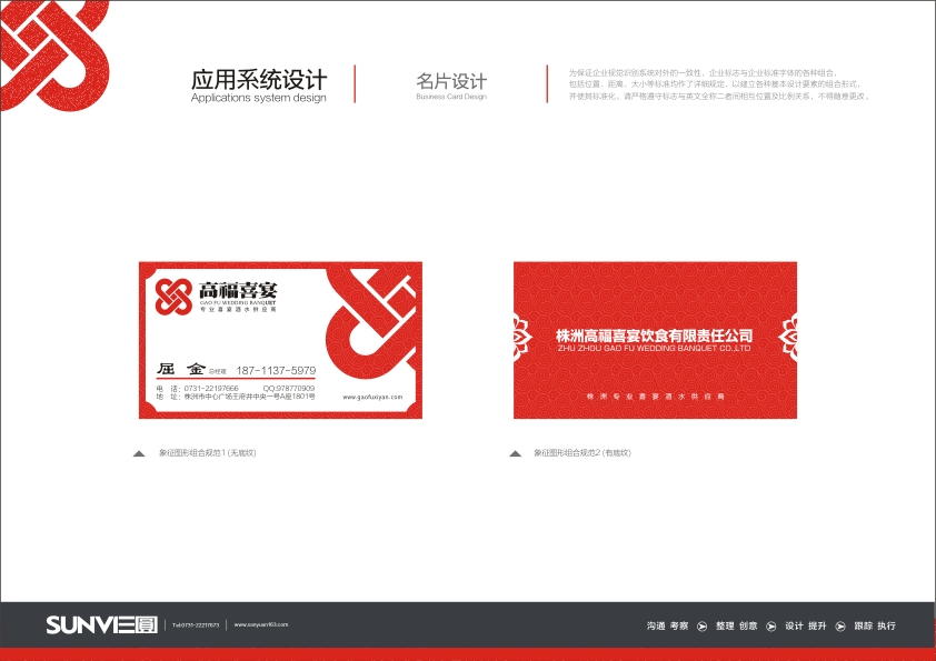 高福喜宴VI-名片設(shè)計(jì)